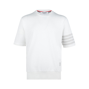 2026新款 Thom T恤男士 四条纹图案针织短袖 Browne汤姆布朗男经典