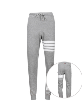 Thom Browne汤姆·布朗男全棉条纹运动长裤男士XY促销