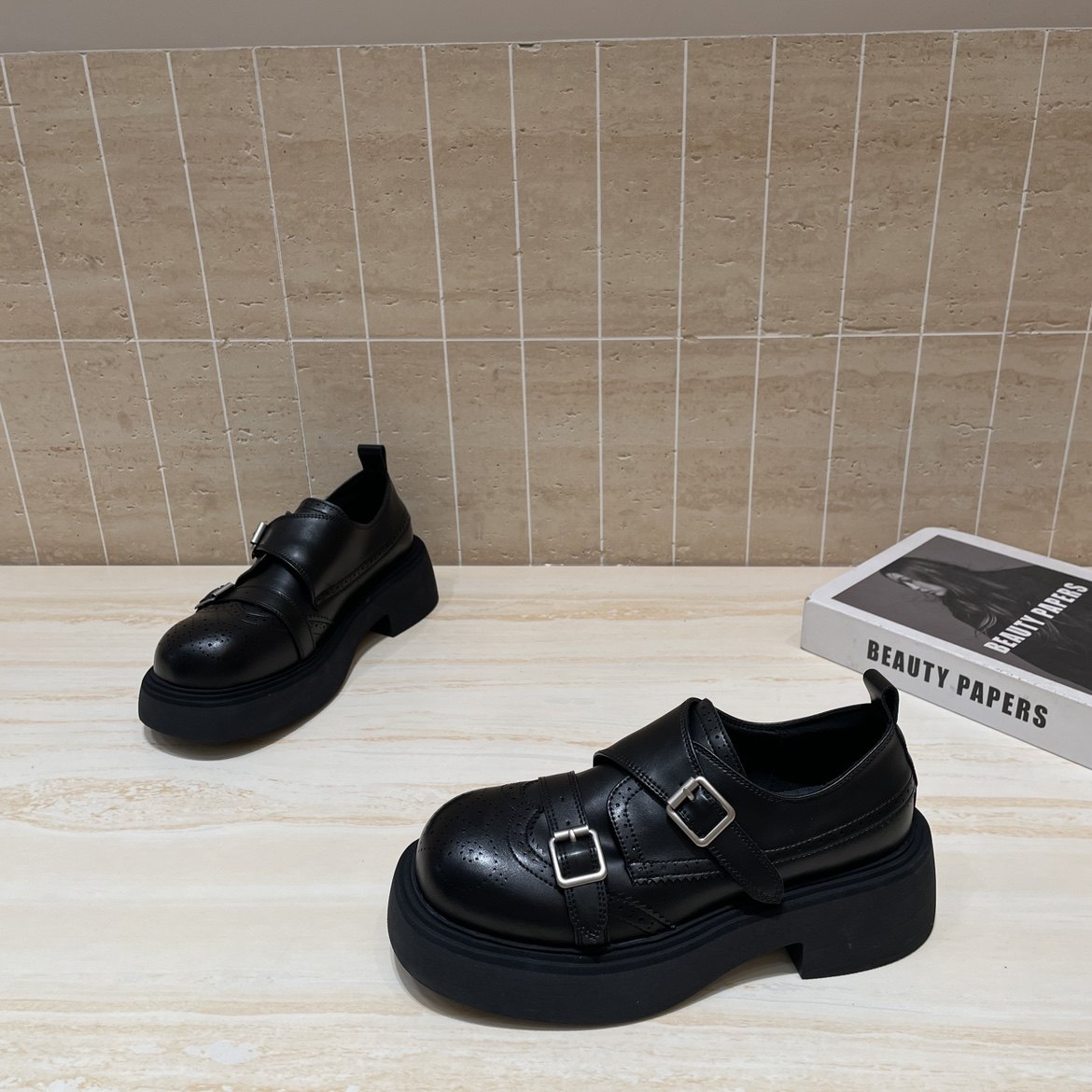 2026早春新款厚底增高小个子松糕鞋乐福鞋百搭小皮鞋时装单鞋女鞋,女鞋,棉鞋,淘宝优惠券,粉丝福利购,淘宝优惠卷