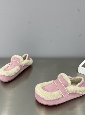 棉鞋糖果色软底保暖豆豆鞋女