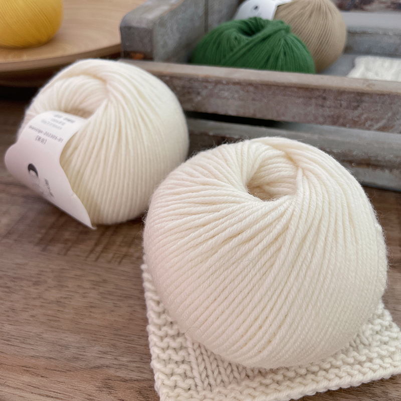 manzige澳洲美丽诺纯羊毛中粗线