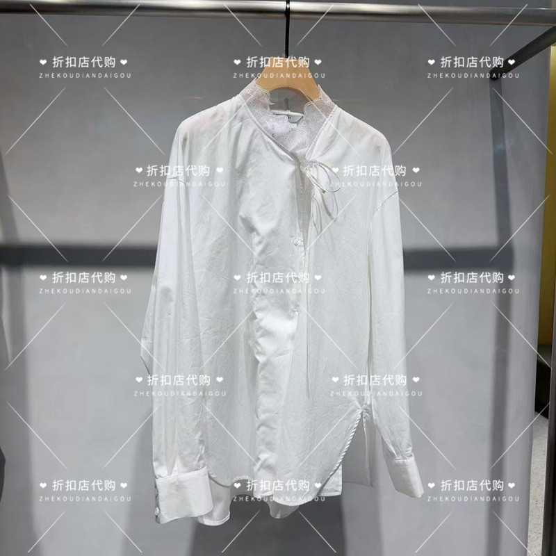 商场同款2025秋新款季艾诺丝雅诗教百搭显瘦长袖衬衫上衣AR503027
