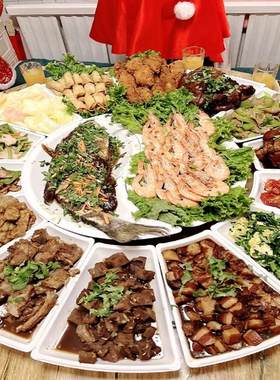 年夜饭团圆家宴拼盘组合套装盘子