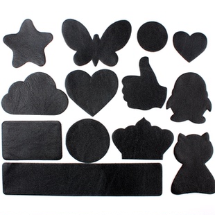 真皮衣修复修补皮破口破洞贴图形补丁贴无痕贴皮革自粘补衣服防水