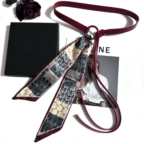 丝巾腰带配饰女丝带腰链皮带嘻哈