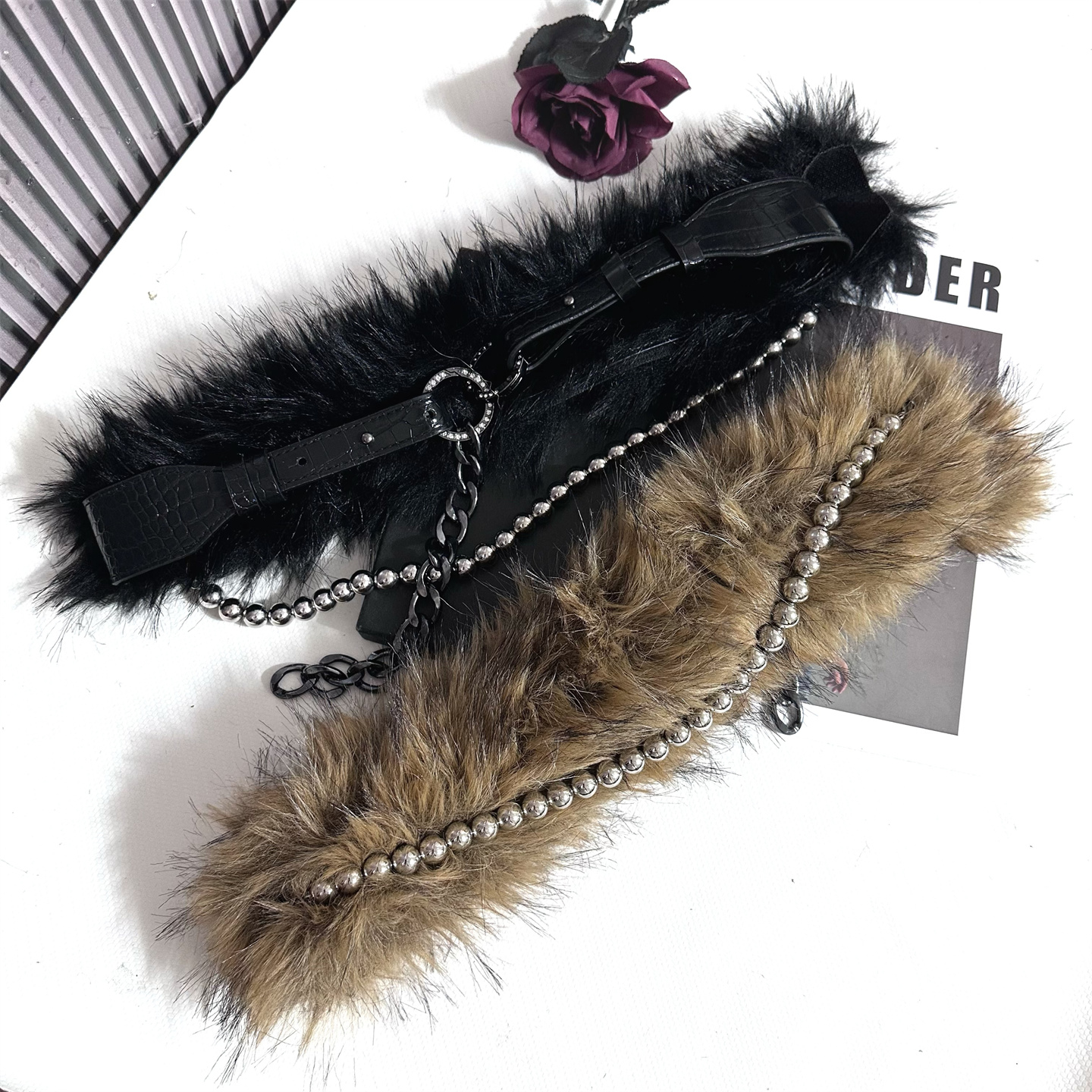 朋克千禧风y2k皮带女时尚个性