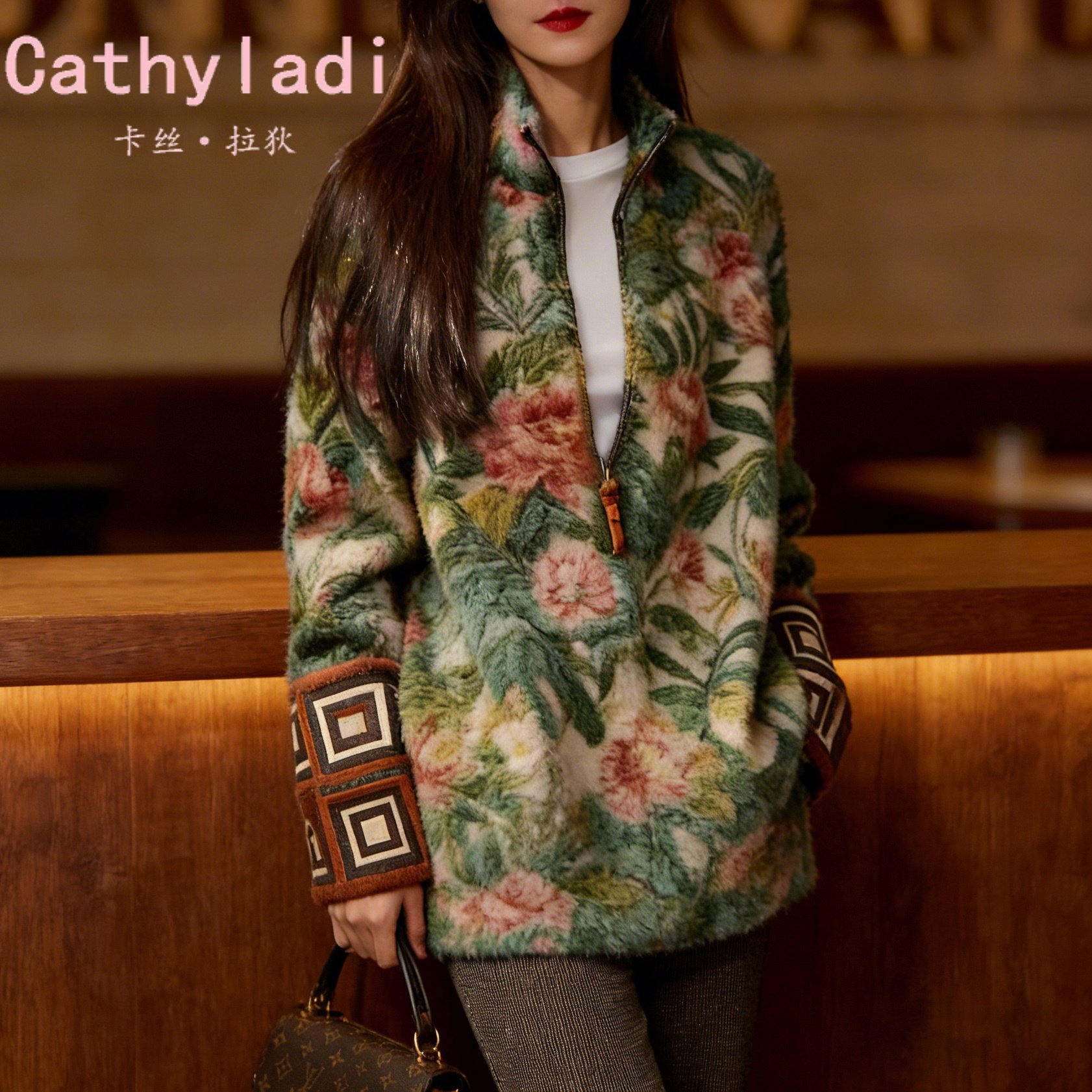 CATHYLADI高级感休闲复古外套2026年春季通勤宽松时尚长袖上衣女,女装/女士精品,短外套,淘宝优惠券,粉丝福利购,淘宝优惠卷