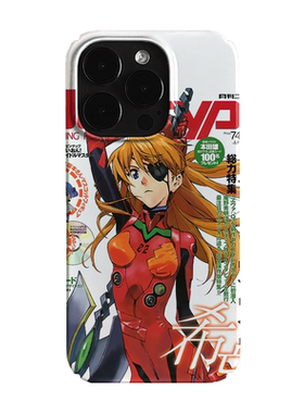 EVA明日香小众动漫卡通iPhone14pro+苹果15promax菲林手机壳新款13/12mini的适用华为p60pro