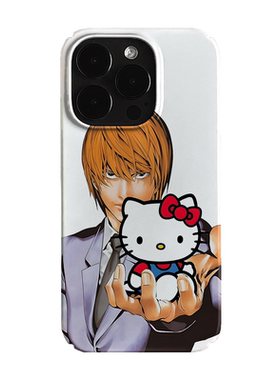 死亡笔记动漫复古艺术潮流小众适用高级感卡通iPhone14pro+苹果15promax菲林手机壳新款13/12