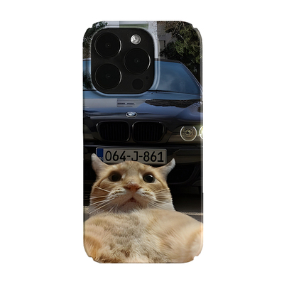 自拍猫猫潮流艺术小众适用高级感卡通iPhone14pro+苹果15promax菲林手机壳新款13/12VIVO90