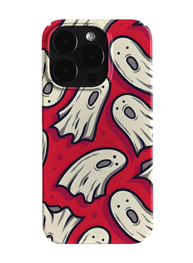 红色幽灵潮流艺术小众适用高级感卡通iPhone14pro+苹果15promax菲林手机壳新款13/12VIVO90