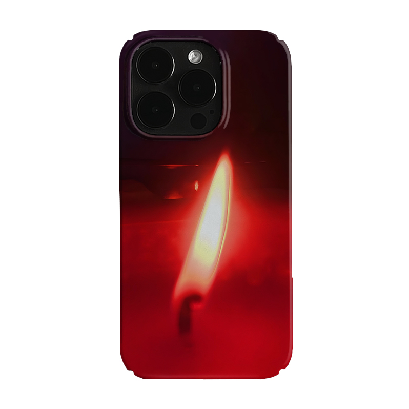 红色火苗艺术小众适用高级感卡通iPhone16pro+苹果15promax菲林手机壳新款13/1214proVIVO90