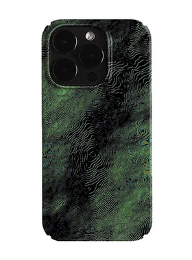 绿色扭曲虚幻潮流艺术小众适用高级感卡通iPhone14pro+苹果15promax菲林手机壳新款13/12VIVO90