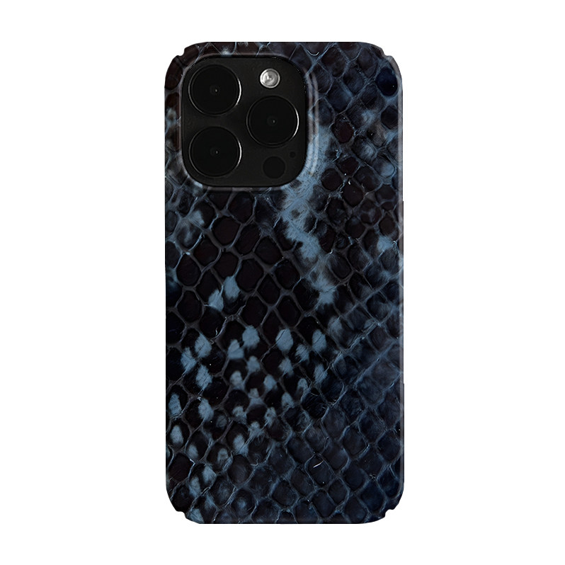 黑色蛇纹艺术小众适用高级感卡通iPhone16pro+苹果15promax菲林手机壳新款13/1214proVIVO90