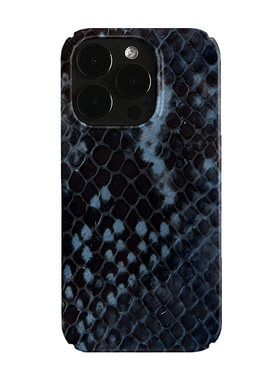 黑色蛇纹艺术小众适用高级感卡通iPhone16pro+苹果15promax菲林手机壳新款13/1214proVIVO90