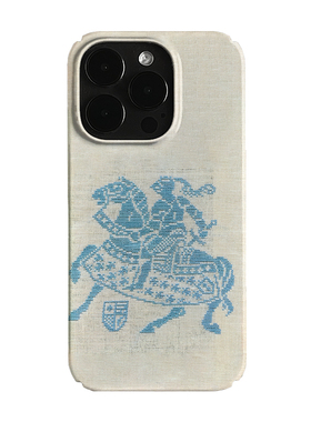 骑马将军艺术小众适用高级感卡通iPhone16pro+苹果15promax菲林手机壳新款13/1214proVIVO90