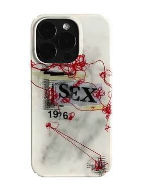 缝线字母艺术小众适用高级感卡通iPhone16pro+苹果15promax菲林手机壳新款13/1214proVIVO90