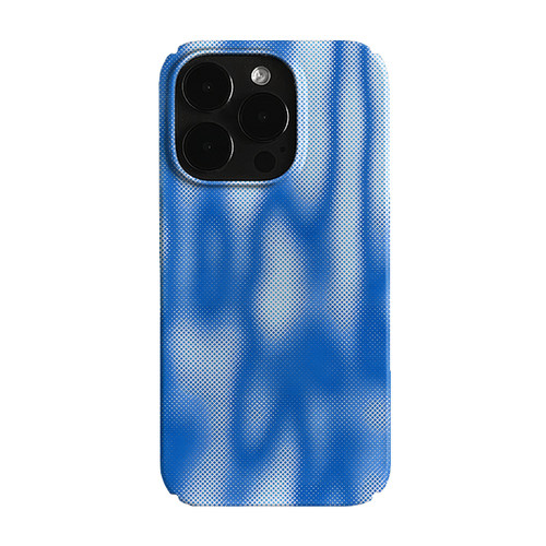 蓝白渐变朦胧艺术小众适用于iPhone18promax苹果17promax菲林手机壳16pro新款14/15磁吸13pro华为p90pro