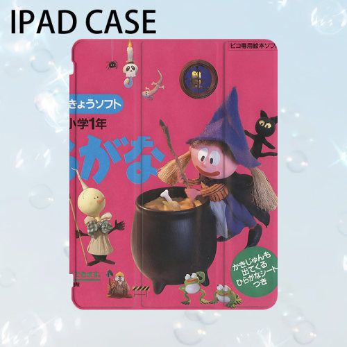 女巫熬药艺术ins小众适用平板壳iPad7/8/9/10壳2020带笔槽Air2/3/4/5苹果2021第九代11Pro三折min