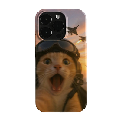 惊恐小猫艺术小众适用高级感卡通iPhone16pro+苹果15promax菲林手机壳新款13/1214proVIVO90