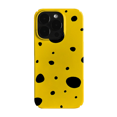 韩系黄色波点艺术小众适用于iPhone18promax苹果17promax菲林手机壳16pro新款14/15磁吸13pro华为p90pro