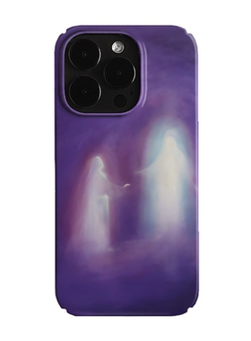 追随紫色艺术小众适用高级感卡通iPhone14pro+苹果15promax菲林手机壳新款13/12VIVO100