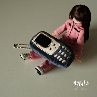 NOKILA手机小灵通复古公仔毛绒包包挂饰可爱搞怪趣味玩具钥匙扣