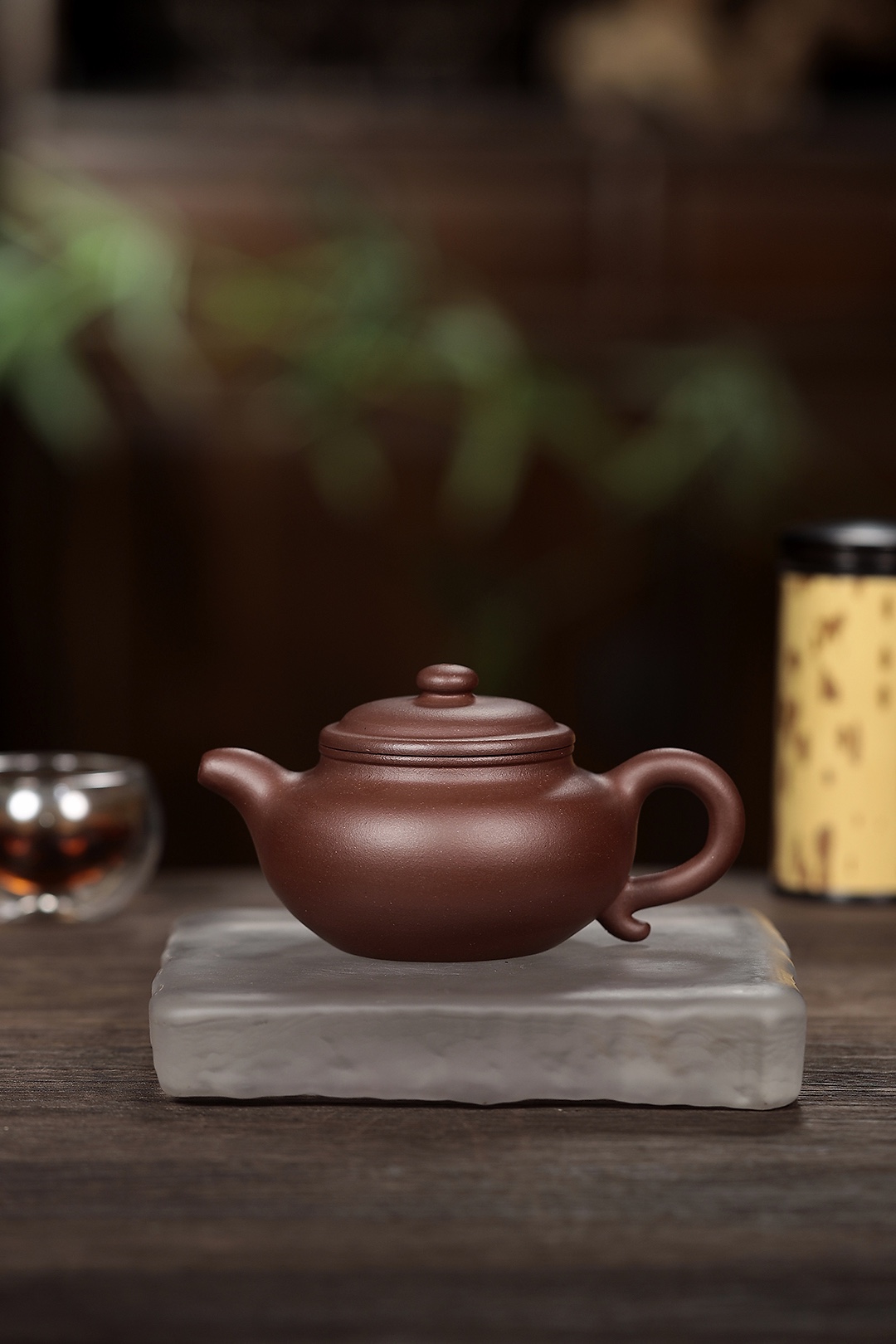 宜兴紫砂原矿紫泥纯手工制作传统器型仿古壶200cc