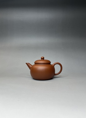 朱泥匏尊水平薄胎小品壶泡茶能激发茶香味半手精工120cc