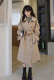 主推大货2021年新款风衣外套女中长款0772198P135K188，女装风衣，浙宝100