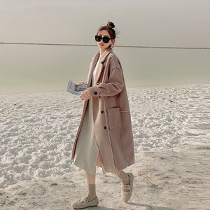 数据很好 加加厚毛呢外套女中长款077—2178—P160—K238图片