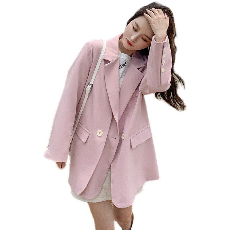 春装现货小西装，上了就能卖，粉色小西装077-2118-P110-K168,女装西装,浙宝100