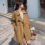 美拉德复古休闲西装外套女春秋季2025新款高级感气质炸街西服风衣，女装风衣，浙宝100
