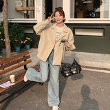 [现货】秋季新款，气质韩版个性皮衣外套B100-8612-p145-k198，女装风衣，浙宝100