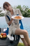现货主推，数据很好夏季短袖西装短裤套装B100-3117-P125-K178，女装套装/套裙，浙宝100