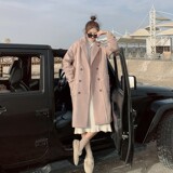 数据很好加加厚毛呢外套女中长款077—2178—P160—K238，女装毛呢外套，浙宝100