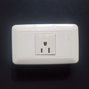 稳不落开关75系列118型家用工业设备装一位美规插座台湾125V 15A