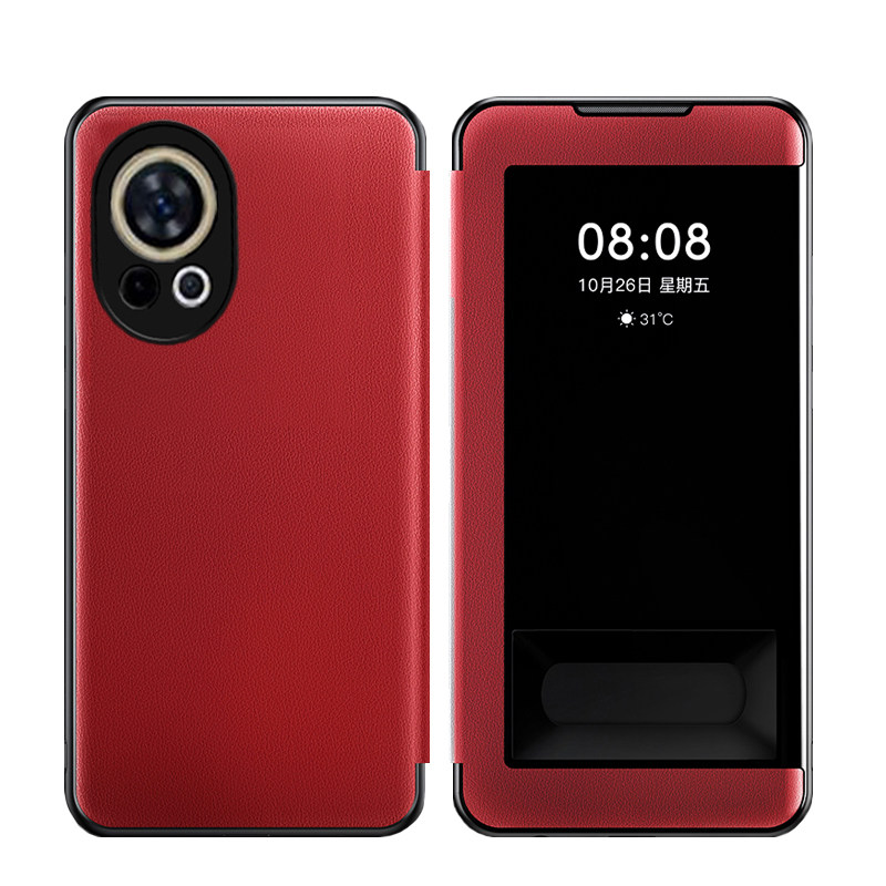 适用华为nova13手机壳开窗透明