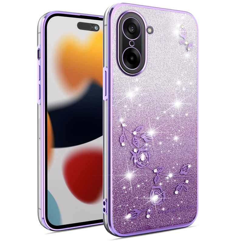 适用一加ACE5至尊版手机壳渐变钻