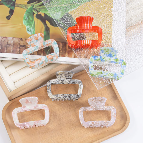 戈蕾思1月新品pvc6公分跨境派秋冬季热卖饰品头饰抓夹发夹