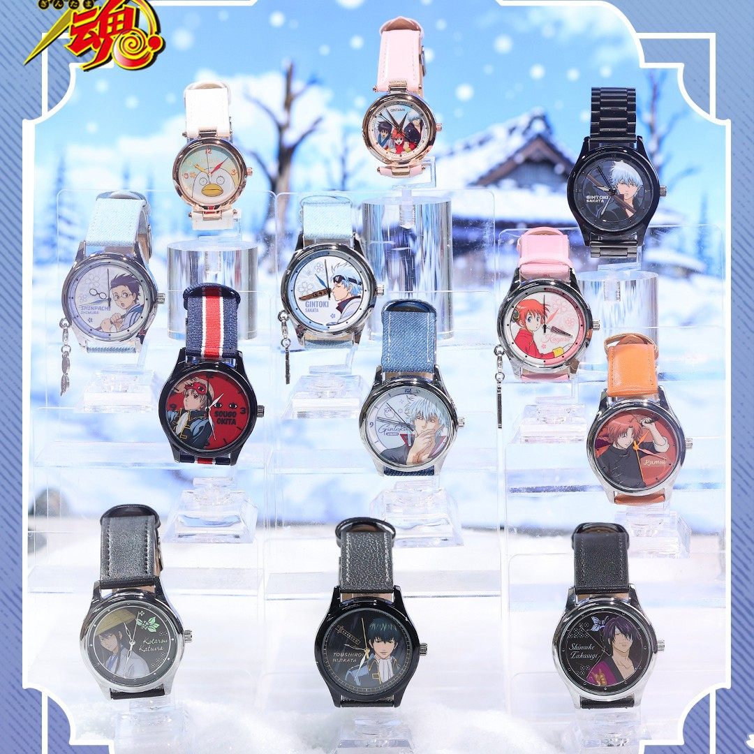 正版银魂手表盲盒潮玩周边盲盒可爱卡通儿童成人手办腕表礼物