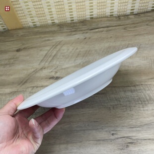 加厚反口正德白色陶瓷盘子菜盘家用菜碟子菜盘子菜碟子菜盘子菜碟