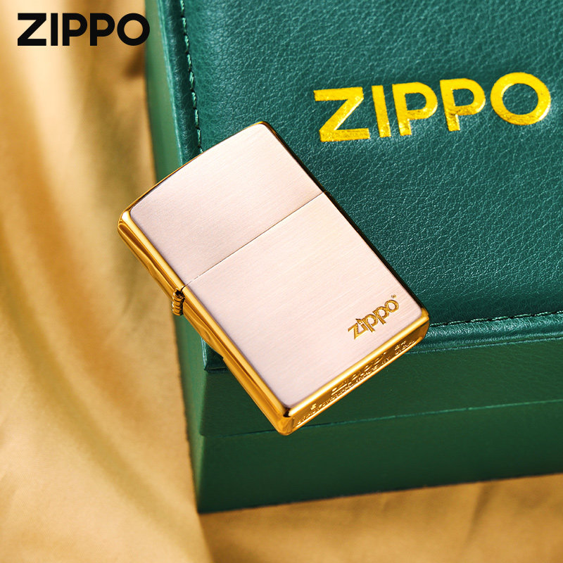 zippo官方旗舰 经典标志防风煤油打火机正品送男友高颜值生日礼物