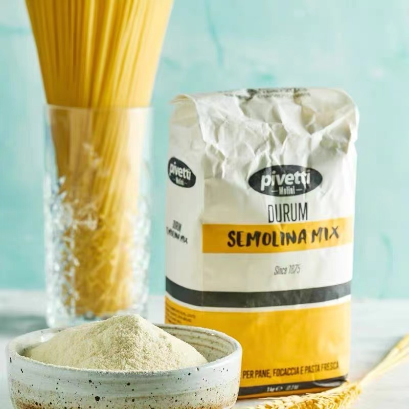 意大利进口三文尼娜粉1kg 硬质小麦粉意大利面面粉 披萨粉 面包粉