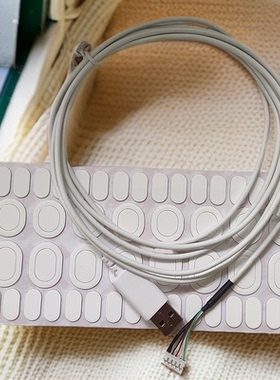 罗技G102鼠标线白色黑色DIY罗技G102鼠标线 G102hero连接线