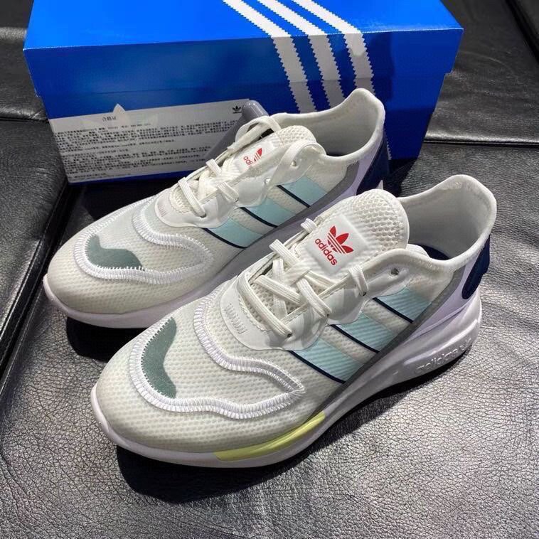 Adidas阿迪达斯三叶草ZX 2K FLORINE女子透气经典休闲跑鞋FW0090