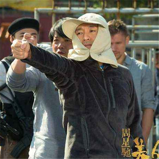 星爷同款帽子遮口鼻挡飞沫遮耳帽骑行骑电动车钓鱼徒步防晒太阳帽