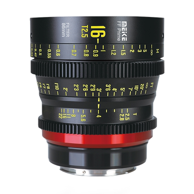 MEKE 16mm T2.5全幅电影镜头适用ZCAM,松下,佳能,阿莱等摄像机卡口