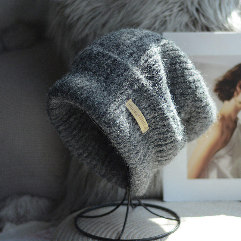 日代本购素颜冷帽宽松含羊毛线帽子女秋冬季保暖堆堆针织帽大头围,服饰配件/皮带/帽子/围巾,帽子,淘宝优惠券,粉丝福利购,淘宝优惠卷