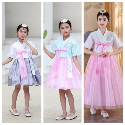 新款朝鲜族儿童服装女童韩服